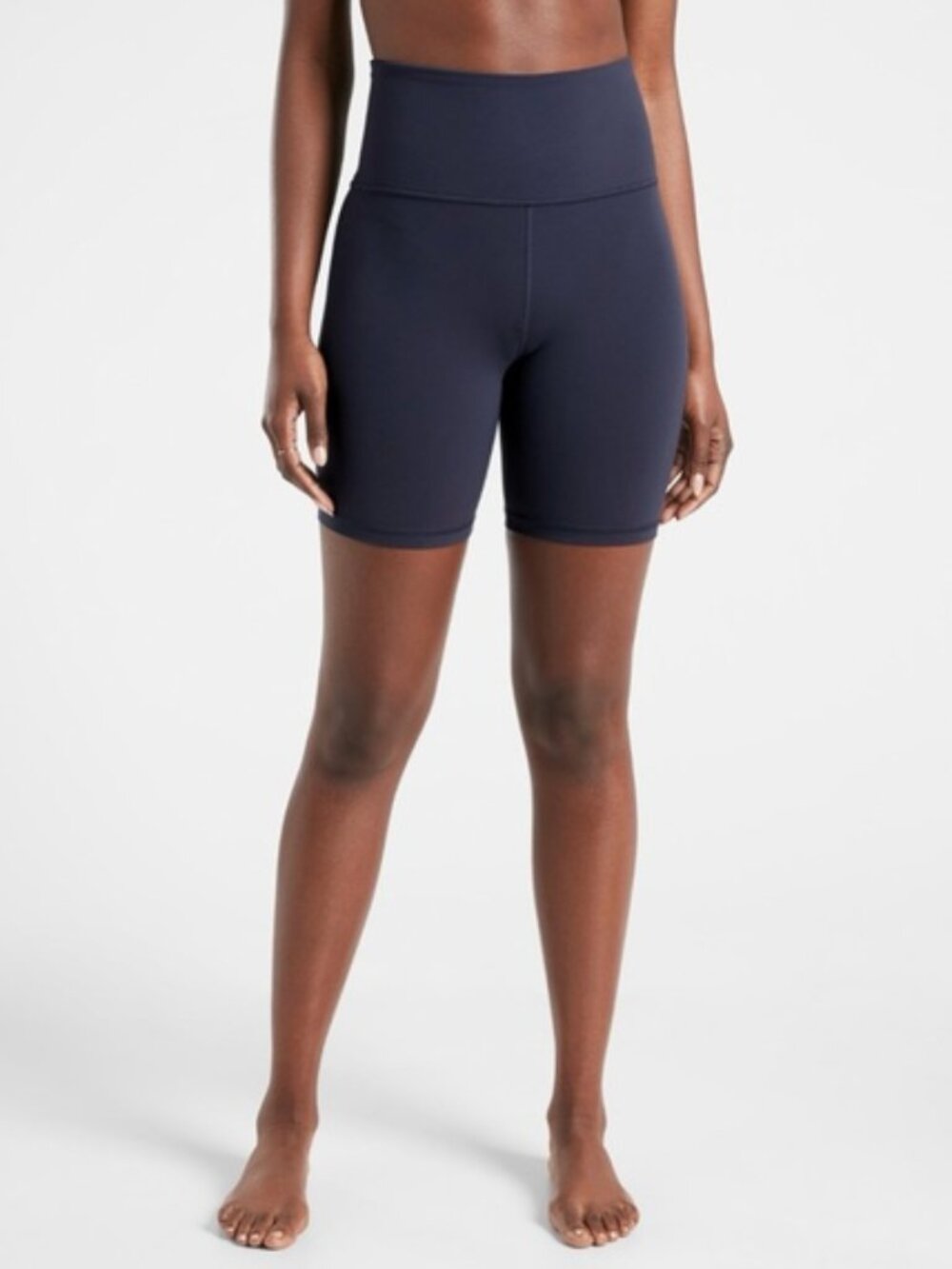 Athleta Elation Ultra High Rise 7" Biker Shorts Navy 2X